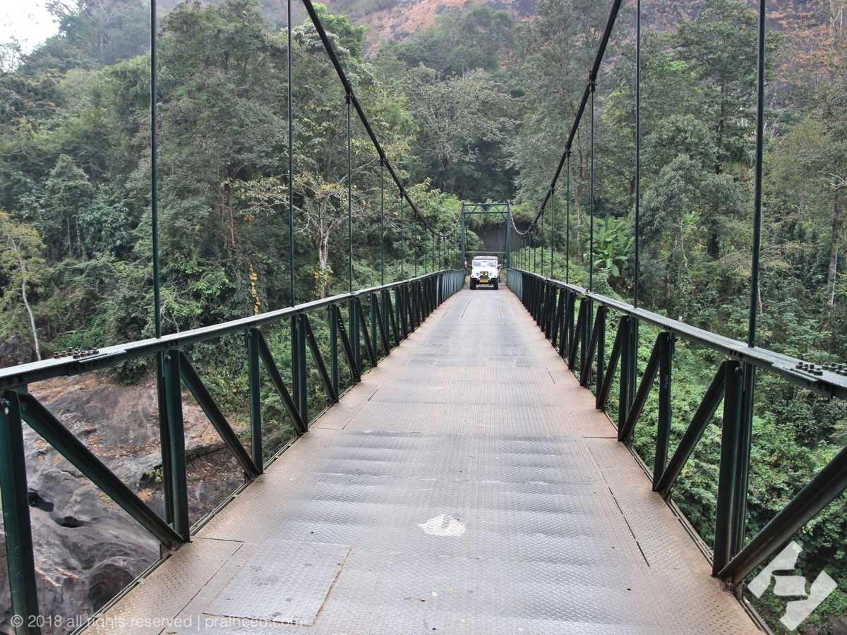Suspension bridge in Munnar 