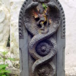 Krishna-Dancing Krisha dancing on a pair of hooded snakes.