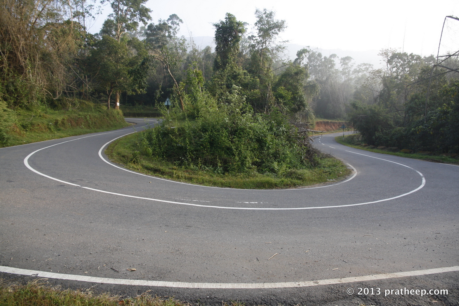 Probably you would've seen U bends , S bends and even hairpin bends...this one is inside Thirunelli forest in Wayanad