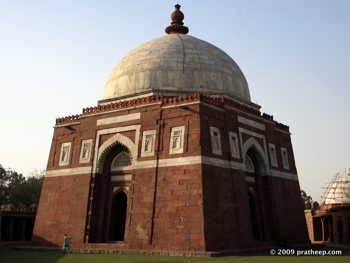 Ghiyasuddin Tughlaq, or Ghazi Malik (Ghazi means 'fighter for Islam'), was the founder of the Tughluq dynasty in India, who reigned over the Sultanate of Delhi from 1320 to 1325. He died under mysterious circumstances in 1325. The wooden pavilion erected for his reception collapsed killing him and his second son Mahmud Khan. 
