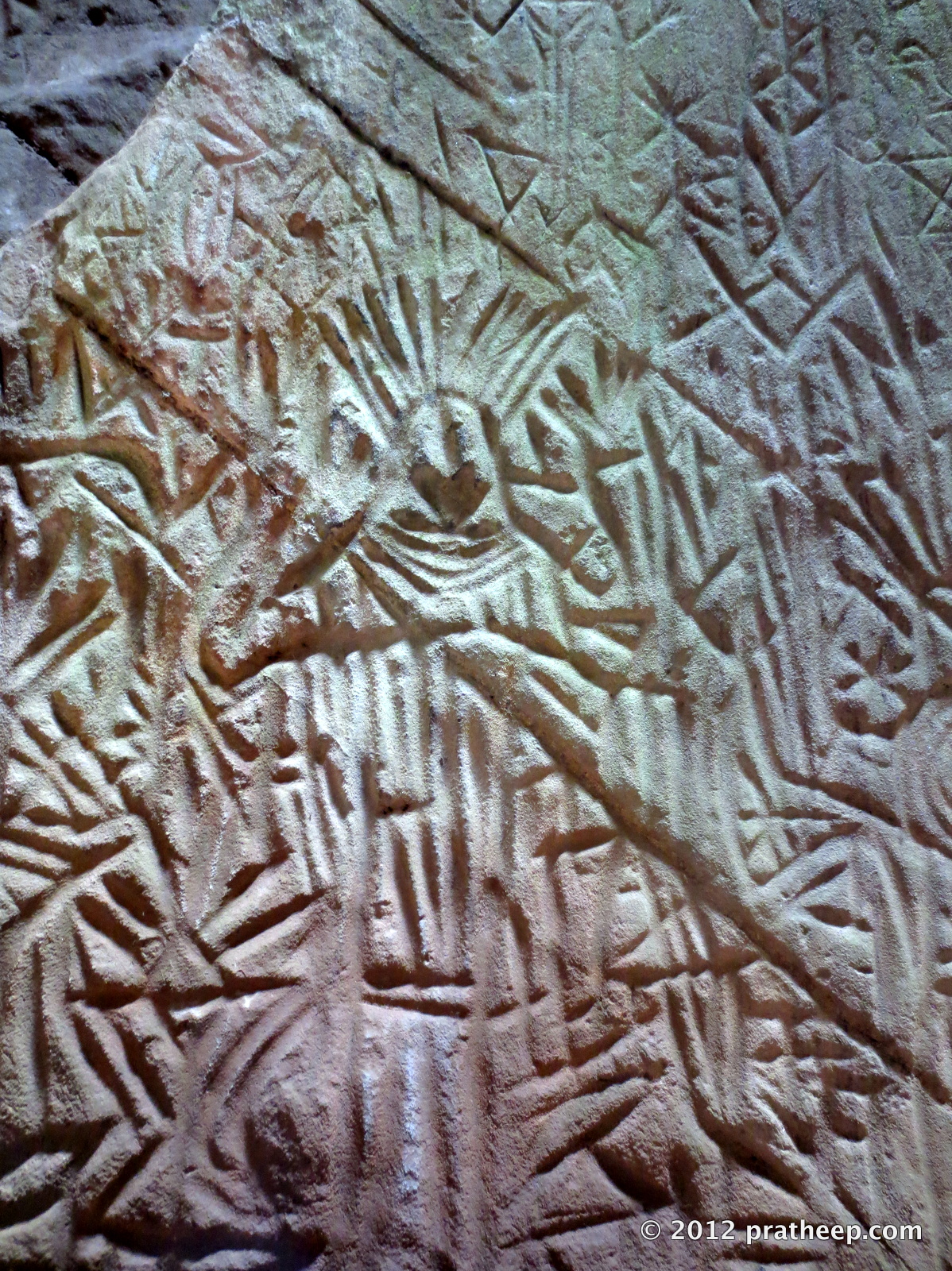 The most prominent Petroglyph at Edakkal Caves