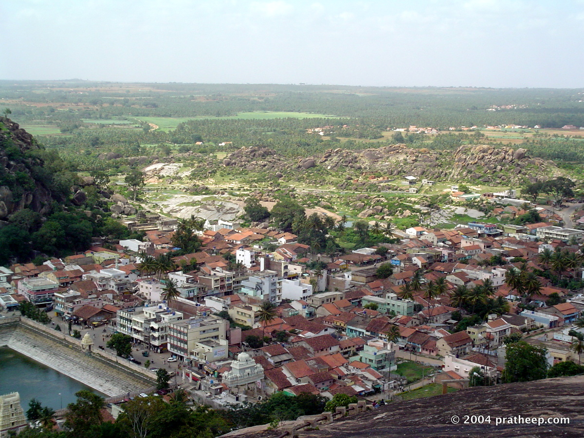 seen from the Vindhyagiri Hilltop