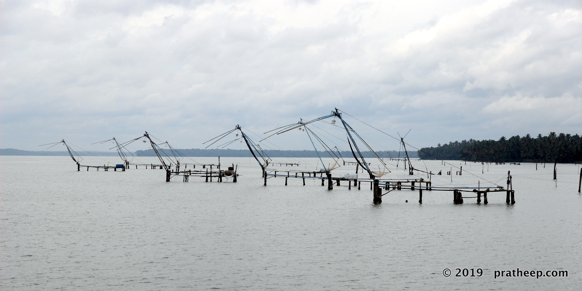 Chinese Fishing Nets in Ashtamudi