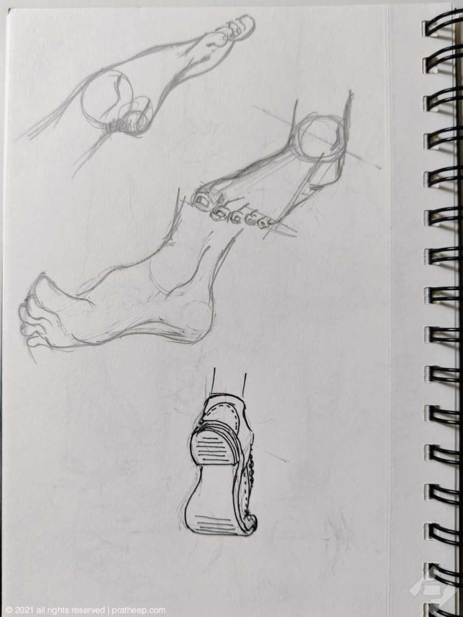 Learning to draw foot postures