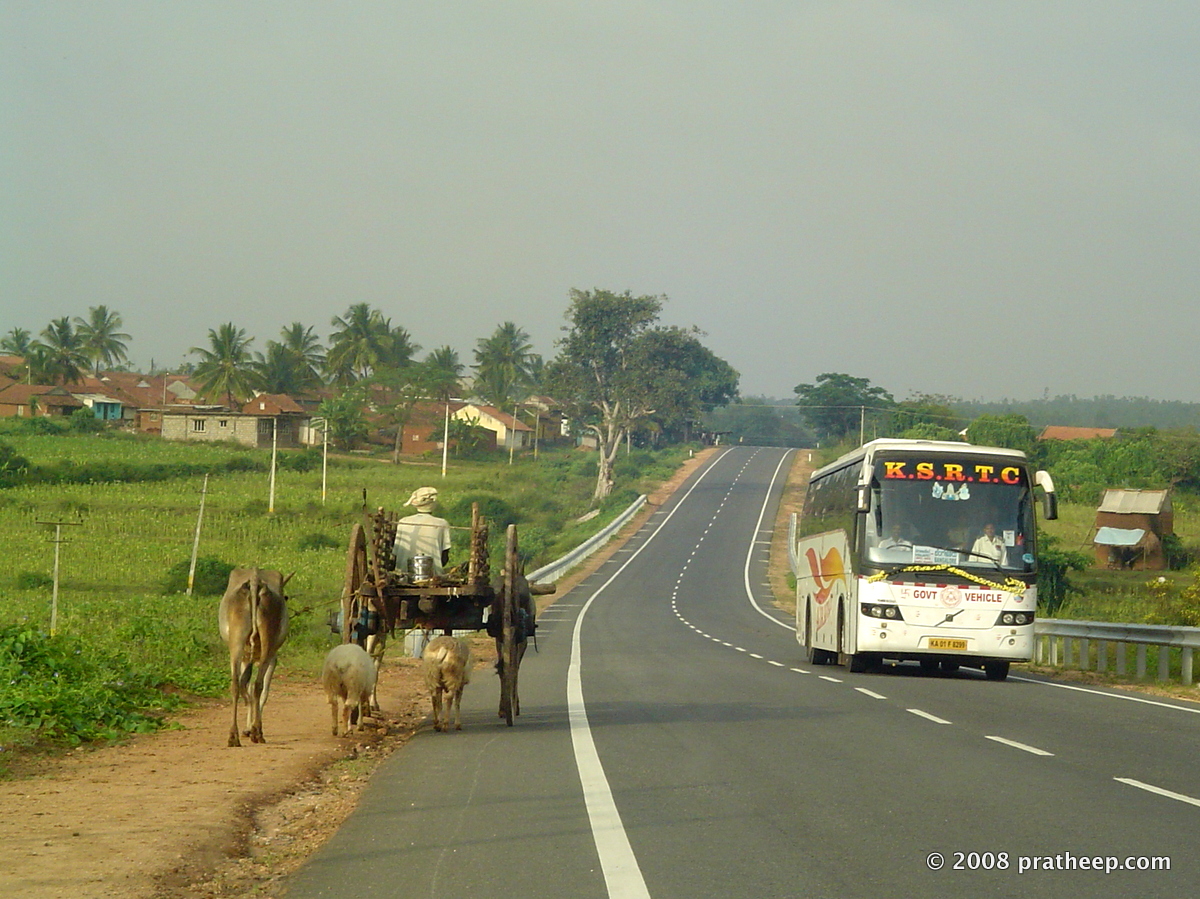 On Hunsur Road between Mysore and Coorg