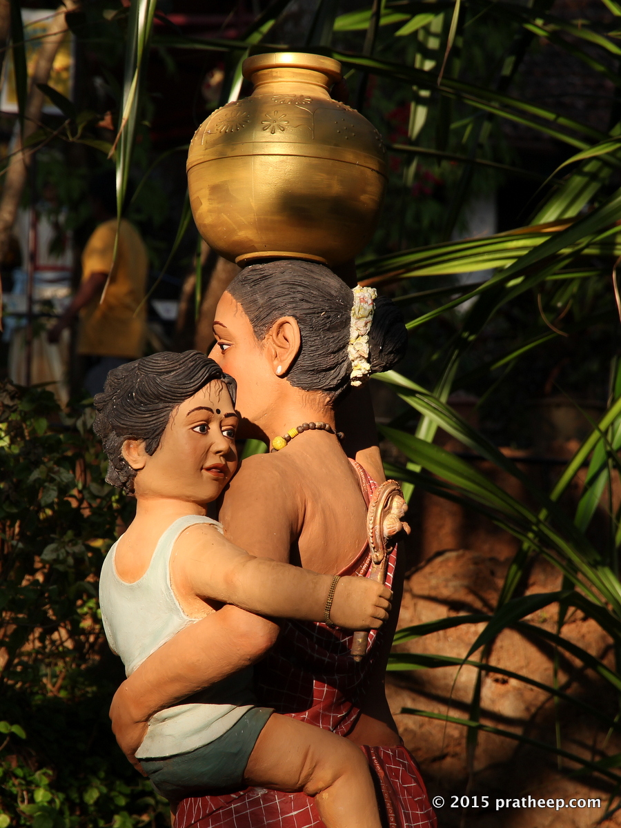Sculpture from Ancestral Goa, a private museum showcasing the Goan lifestyle and culture. 